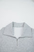 Half Zip Collar Relaxed Long Sleeve Drawstring Pant Set